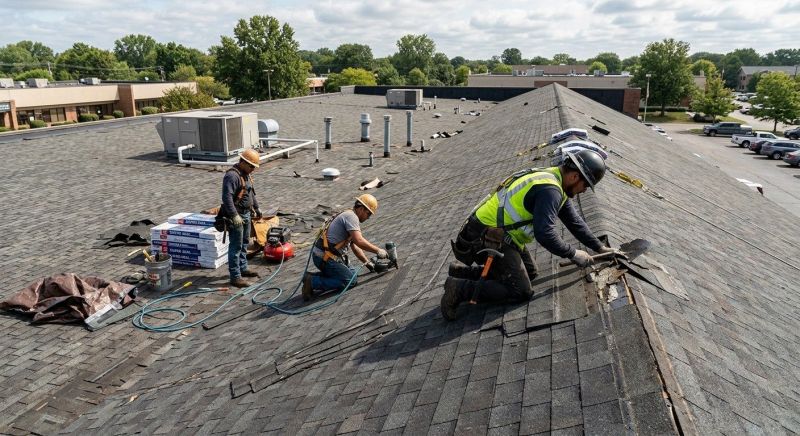 Our team working on Roofing Service projects in Dawsonville, GA
