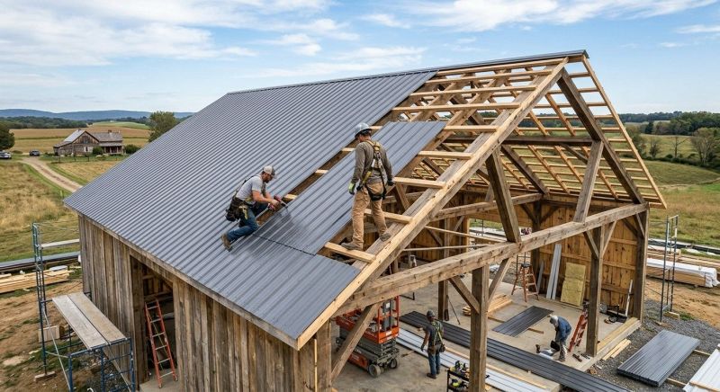Barn Roof Installation in Dawsonville, GA