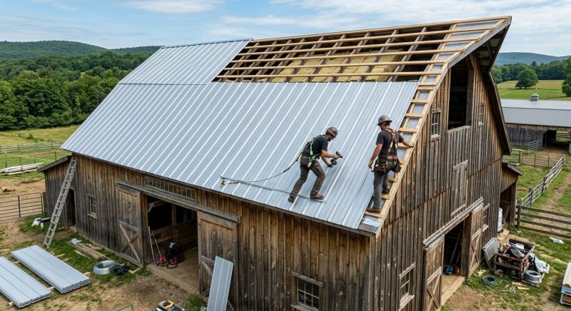 Barn Roof Installation in Dawsonville, GA