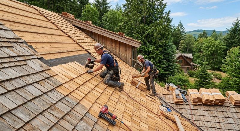 Cedar Roof Installation in Dawsonville, GA