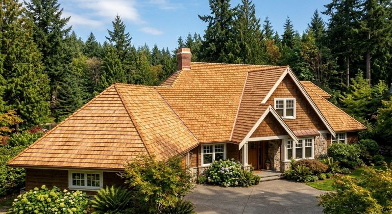 Cedar Roof Installation in Oakwood, GA