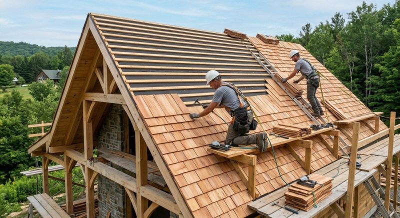 Cedar Roof Installation in Suches, GA