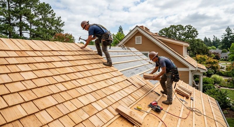 Cedar Roof Installation in White County, GA