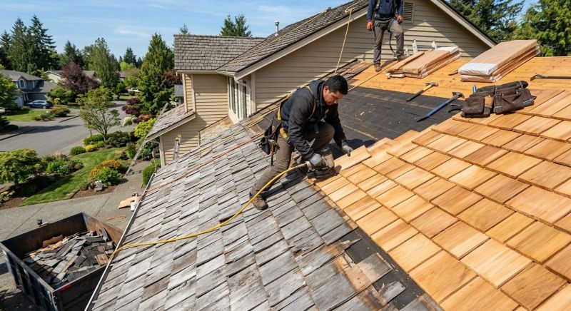 Cedar Shingles Replacement in Hall County, GA