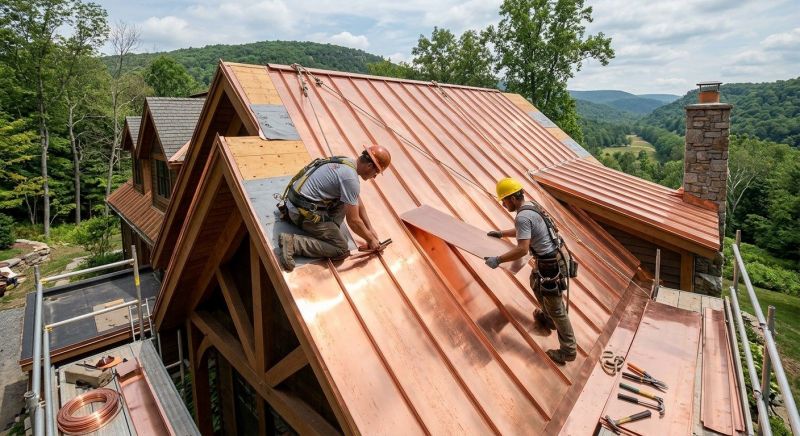 Copper Roof Installation in Dawsonville, GA