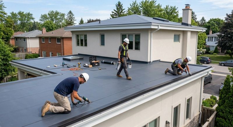 Flat Roof Installation in Gainesville, GA