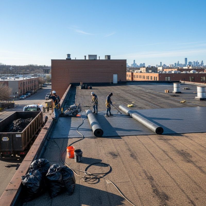 Flat Roof Replacement in Cumming, GA