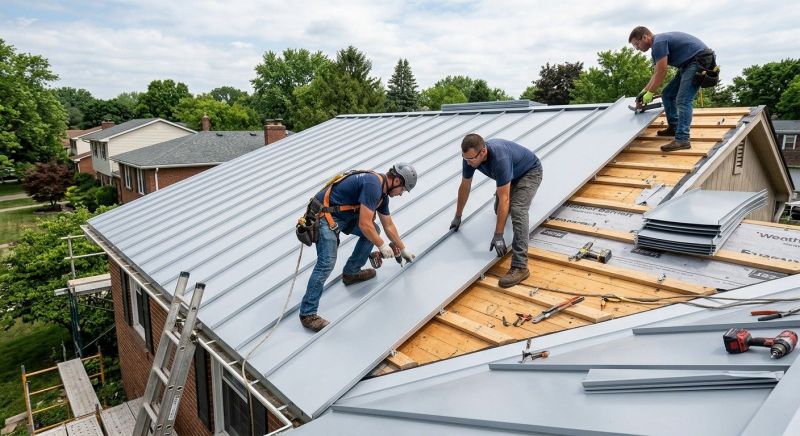 Sheet Roofing Installation in Buford, GA