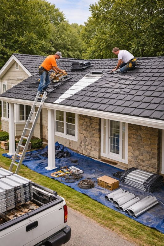 Sheet Roofing Installation in Lula, GA