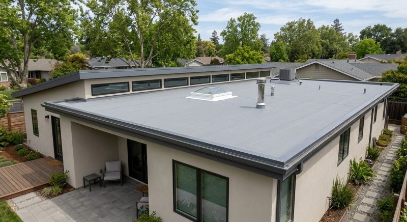 Single Ply Roof Replacement in Flowery Branch, GA