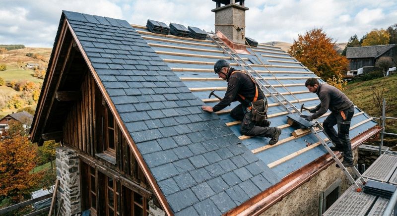 Slate Roof Construction in Buford, GA