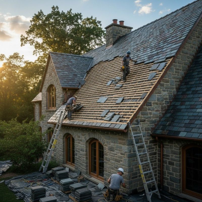 Slate Roof Replacement in Jasper, GA