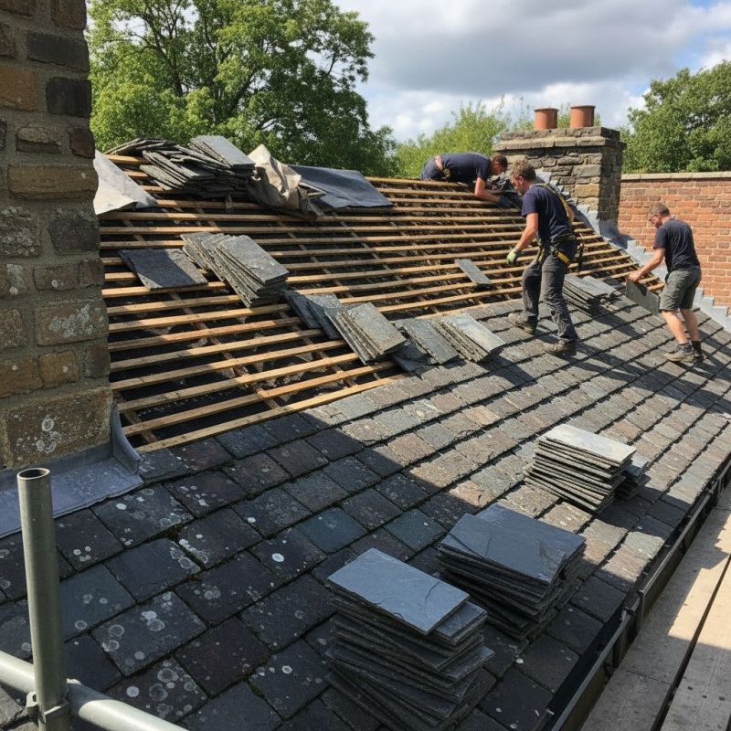 Slate Roof Replacement in Lula, GA