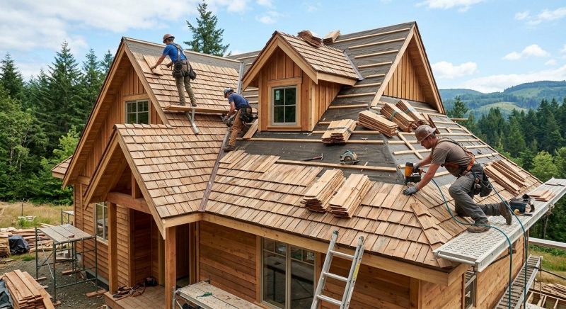 Wood Roofing Installation in Flowery Branch, GA