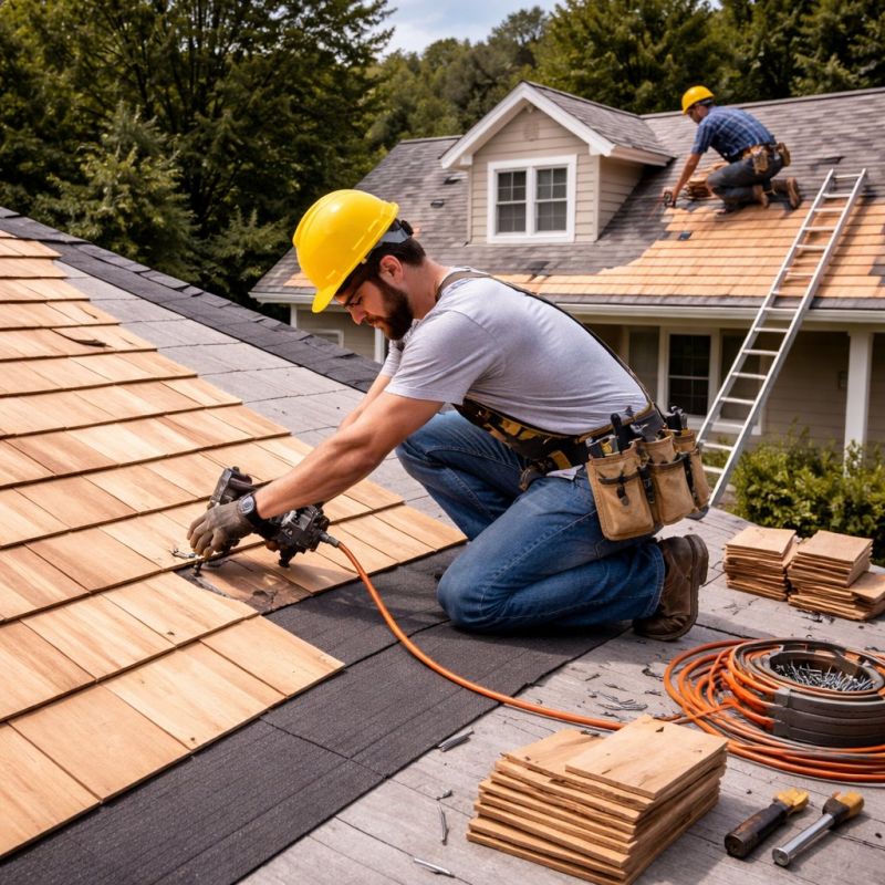 Wood Roofing Installation in Jasper, GA