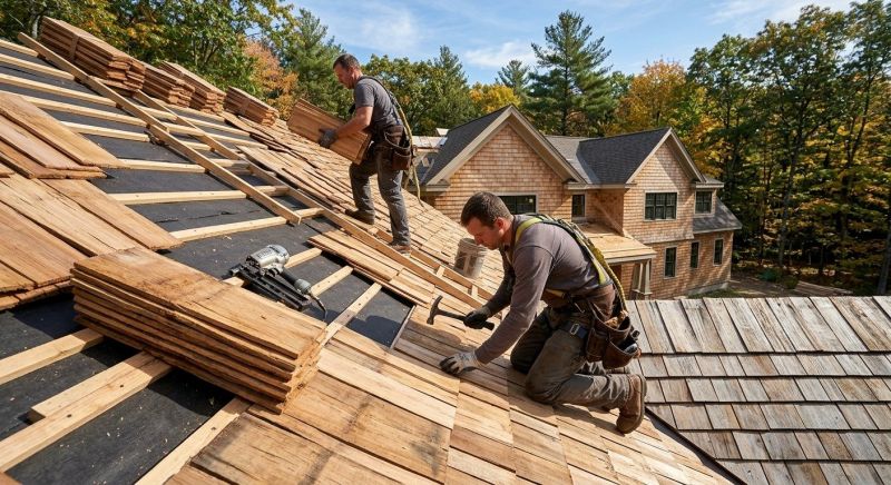 Wood Roofing Installation in Dawsonville, GA