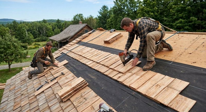 Wood Roofing Installation in Dawsonville, GA
