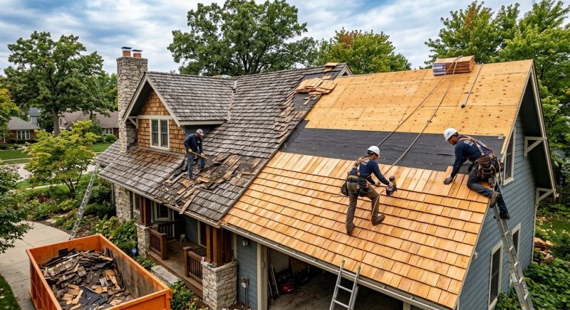 Wood Shake Roof Replacement in Cumming, GA