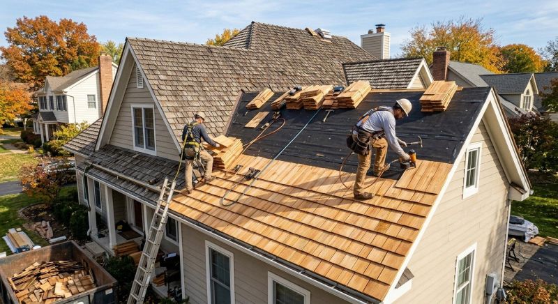 Wood Shake Roof Replacement in White County, GA